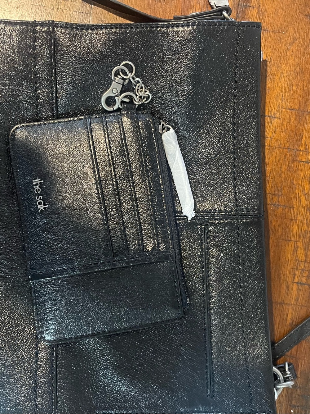 The Sak Black Leather Crossbody Bag - Picture 2 of 6